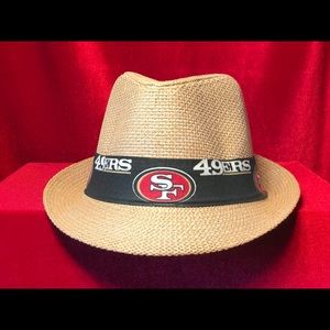 San Francisco 49ers tan fedora